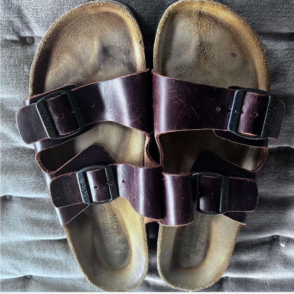 Naot Dark Brown Leather Sandals